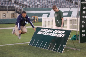 Field events at the NFL Draft Party at MetLife Stadium