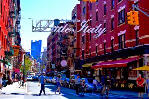 Gateway to Little Italy in Manhattan