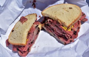 Katz's Delicatessen pastrami sandwich