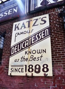 Katz's Delicatessen sign