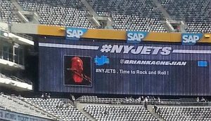 New York Jets Scoreboard Tweet Display