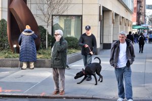 Multiple generations of New Yorkers in Manhattan
