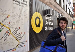 Real New Yorker heading to the Second Avenue Subway