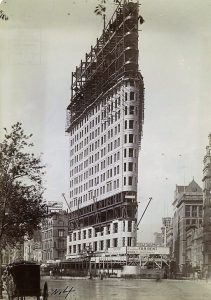 Historic Flatiron Building photograph from Broadway and 22nd Street