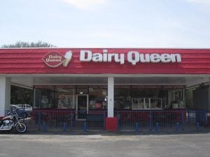 Dairy Queen building in Burnet Texas