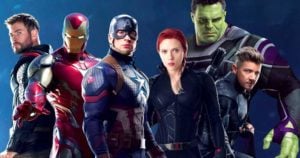 Marvel Avengers Endgame promotional display