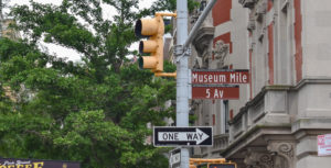 Museum Mile sign