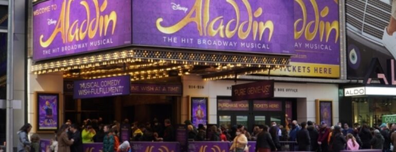 History Of The New Amsterdam Theatre On Broadway