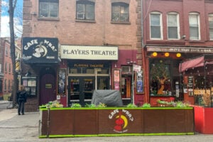 Cafe Wha? on MacDougal Street in Greenwich Village, New York City