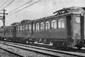 New York, Westchester and Boston Railway electric train in 1912
