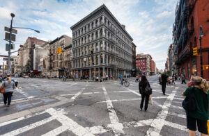 Historic cast-iron buildings in SoHo, New York City