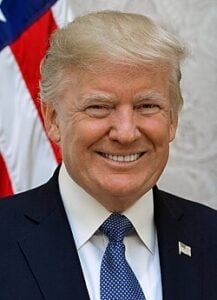 Official portrait of President Donald Trump