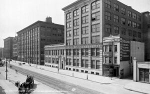 Historic Eastman Kodak factory and main office in Rochester, New York