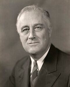 Formal portrait of President Franklin D. Roosevelt in 1936