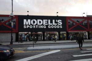 Modell's Sporting Goods store at Atlantic Terminal in Brooklyn, New York