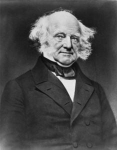 Photographic portrait of President Martin Van Buren