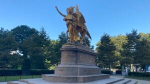 William Tecumseh Sherman monument at Grand Army Plaza near Central Park in New York City