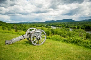 Saratoga National Historical Park in Upstate New York, site of the 1777 Battles of Saratoga during the American Revolution