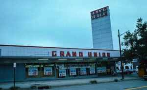 Grand Union supermarket in Little Neck, Queens, New York, photographed in 1976